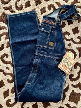 C.E. Schmidt Workwear Denim Bib Overalls 36x32 NWT